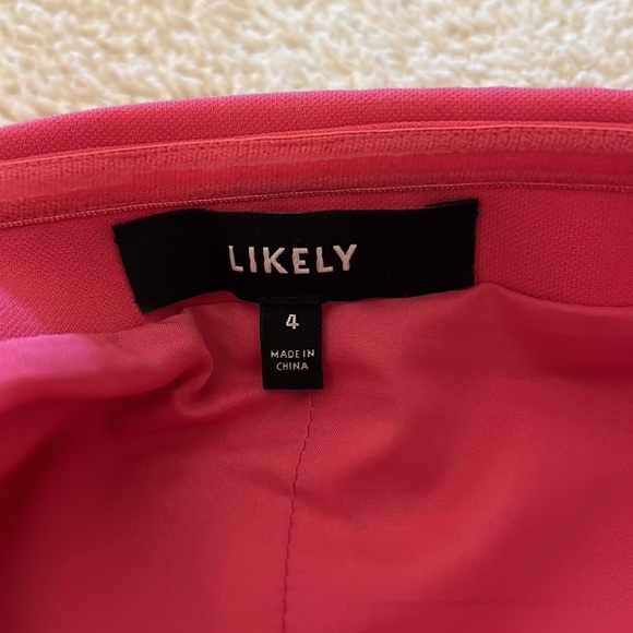 Pink Likely Dress Size 4 - Picture 4 of 4